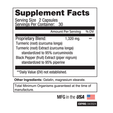 Pure Curcumin Turmeric Extract